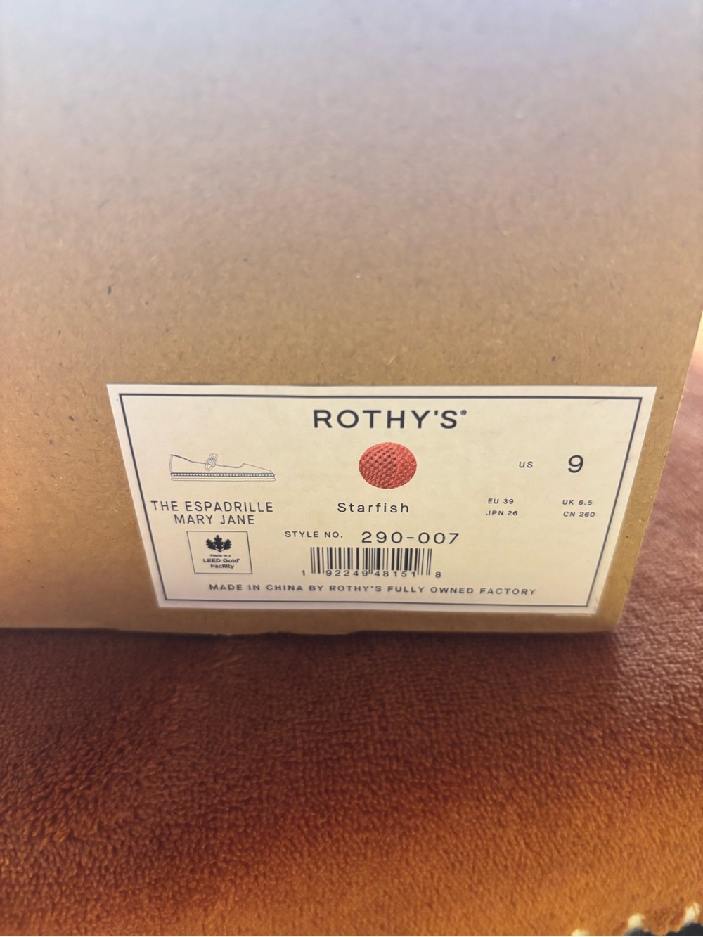 Rothy's Starfish The Espadrille Mary Jane - Picture 5 of 5